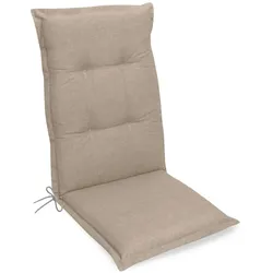 Hochlehner-Auflage Florence 118 x 50 cm Polyester Beige Natur