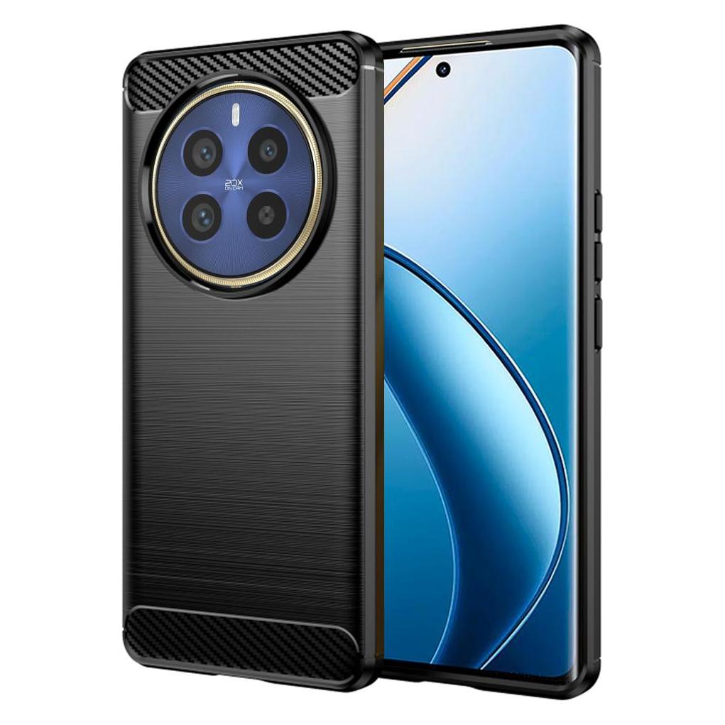 Techsuit - Carbon Silicone - Realme 12 Pro / 12 Pro+ - Black (Realme 12 Pro+) (56346686)