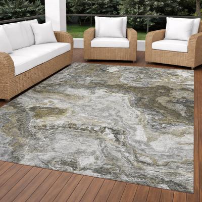 Addison Rugs Machine Washable Indoor/ Outdoor Modern Rapids Chantille Rug