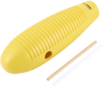 Thomann GR-Y Guiro Yellow Gelb