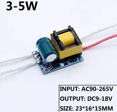 Inspired Living LED Driver 220V Constant Current 300mA Power Supply Module (136W) For Downlights & DIY LEDs 3 5w Dc9 18v output 180 200ma