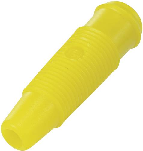 TRU Components TC-R8-107 Laborbuchse Buchse, gerade Stift-Ø: 4mm Gelb