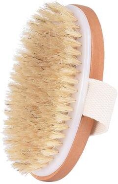 Market Central Natural Bristle Dry Body Brush For Smooth Skin a