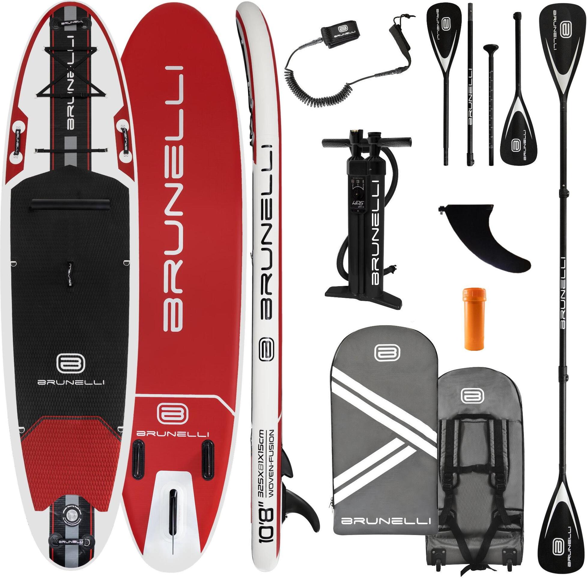 BRUNELLI 10.8 Woven X Fusion Double Layer SUP Board aufblasbar Stand Up Paddle
