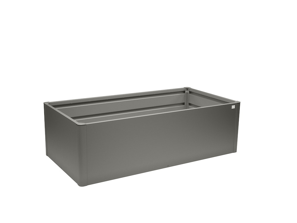 BIOHORTGARTE Hochbeet midi 2x1 quarzgrau-metallic 16990488