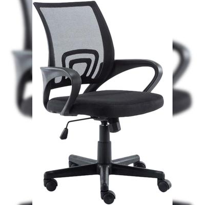DELUKE® Bürostuhl PARIS - 88x56x54, Schwarz | Kunstleder | Kunststoff Gestell | ergonomische Bürostühle Homeoffice Stuhl mit Rollen