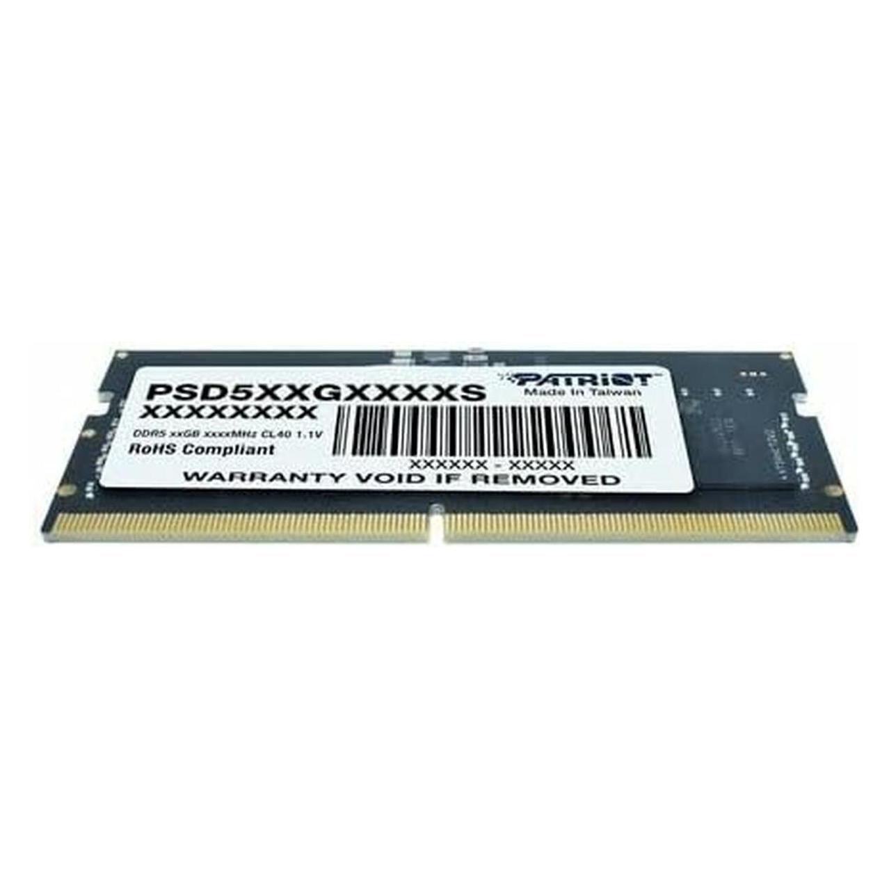 Patriot DDR5 32GB 5600MHz SODIMM Signature (1 x 32GB, 5600 MHz, DDR5-RAM, SO-DIMM) (PSD532G56002S)