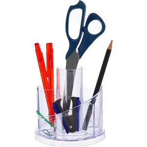 TipTop-Office Stiftehalter TTO 405749, Smart, Kunststoff, 7 Fächer, transparent