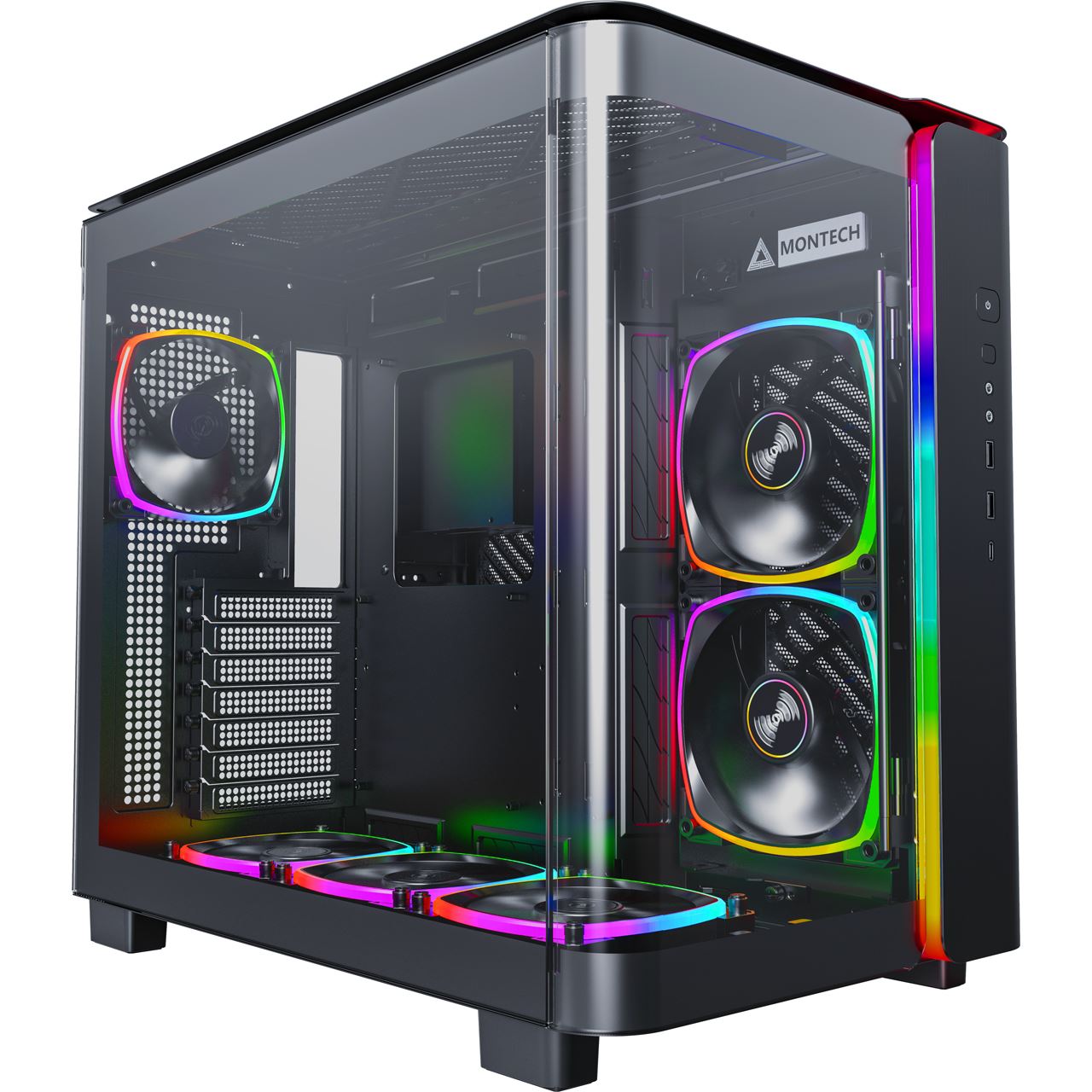 Montech KING 95 PRO Midi-Tower, Tempered Glass, ARGB - schwarz