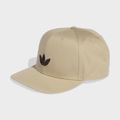 Baseball Cap ADIDAS ORIGINALS "SNAPBACK CAP", Herren, beige (stokha), Obermaterial: 100% Baumwolle, Caps, für Erwachsene, mit Druckknopfverschluss