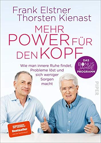 Frank Elstner - Mehr Power für den Kopf: Das Bonusjahre-Programm: Wie man innere Ruhe findet, Probleme löst und sich weniger Sorgen macht - Preis vom 19.10.2026 19:33:35 h