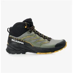 Scarpa, Herren, Wanderschuhe, Rush Mid 2 GTX (47), Schwarz, Grün