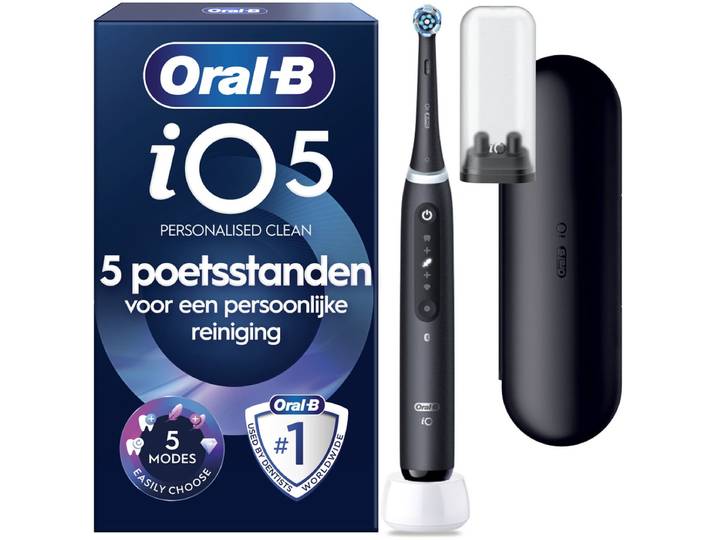 Oral-B iO 5N Elektrische Tandenborstel - Zwart