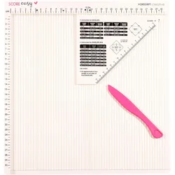 Florence, Heft + Block, Vaessen Creative Score Easy Mehrzweck Falzbrett cm Offwhite (A4)
