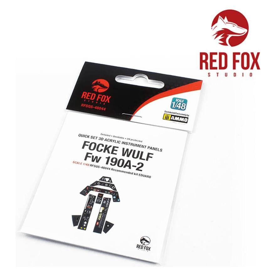 Red Fox 1/48 Focke Wulf Fw 190A-2 (for Eduard kit) (RFSQS-48044)