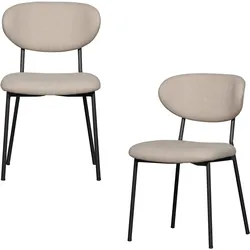 Stuhl-Set Klejd 2er-Set Naturfarben