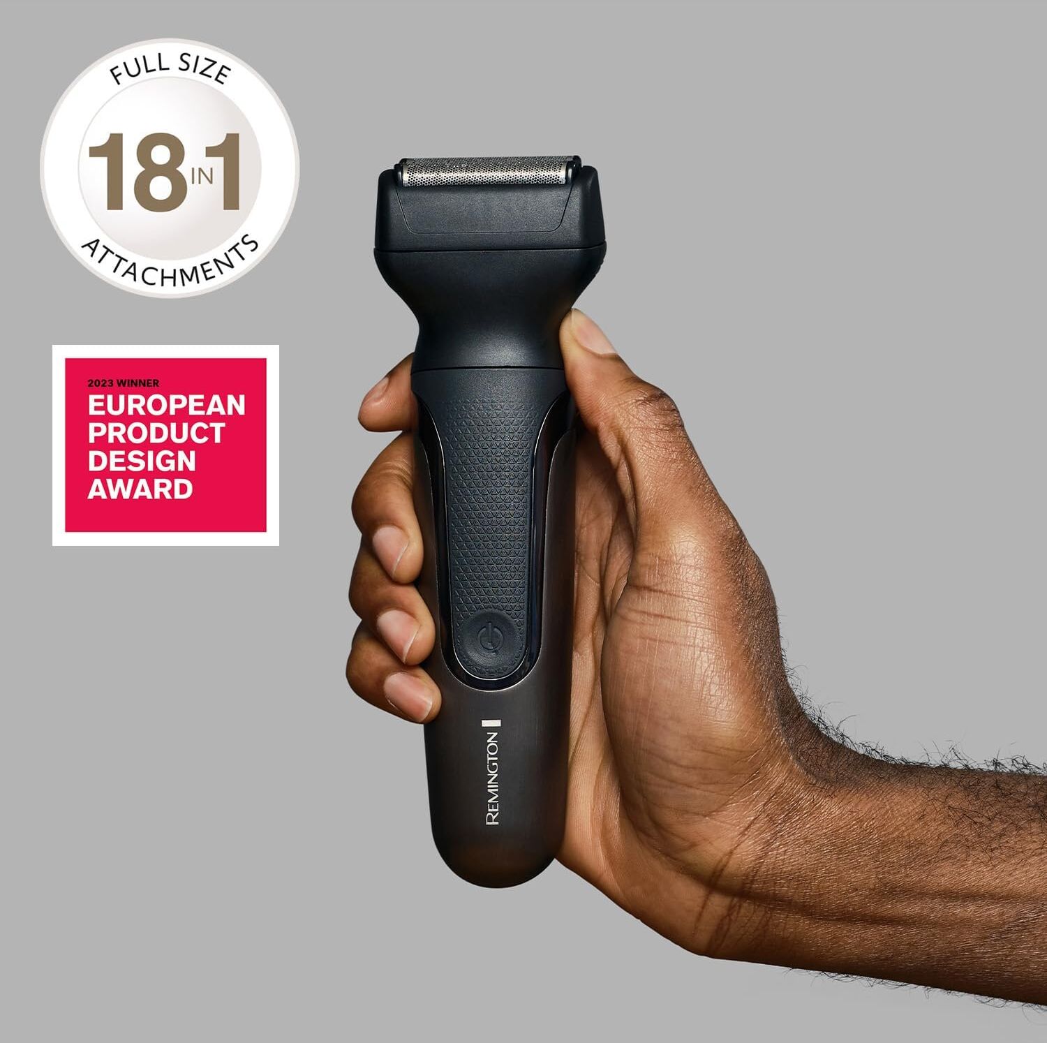 Remington ONE 18-in-1 Total Body Multi-Groomer - Hair, Beard, Body Trimmer, 60-Min Run Time, Waterproof, Cordless (PG780)