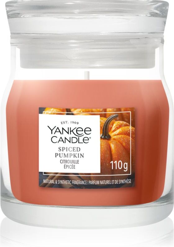Yankee Candle Spiced Pumpkin bougie parfumée Signature 110 g
