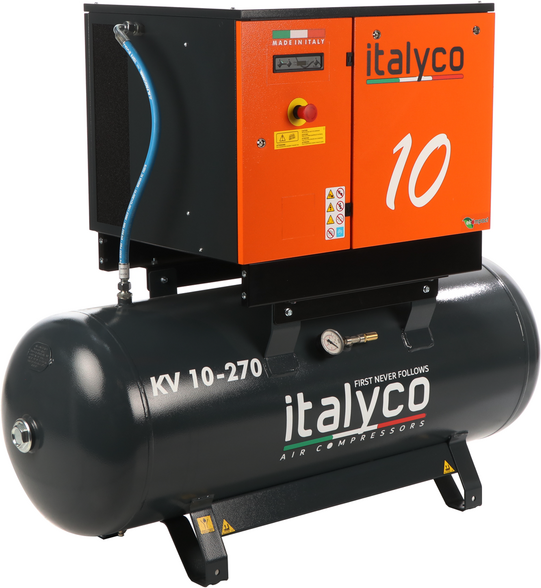 Italyco KV 10/270 - Schraubenkompressor - Druck 10 bar