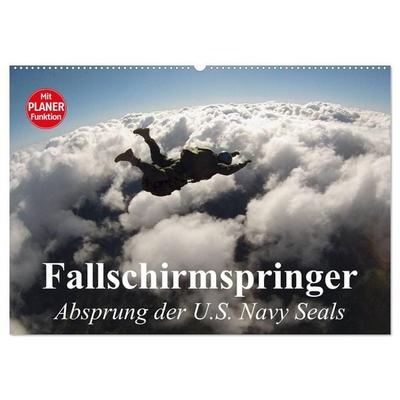 Fallschirmspringer. Absprung der U.S. Navy Seals (Wandkalender 2027 DIN A2 quer), CALVENDO Monatskalender