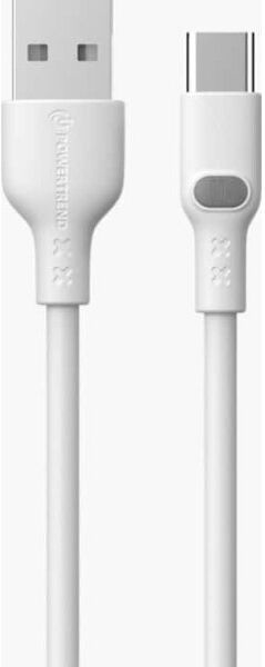 Powertrend Ladekabel Usb-A Til Usb-C, 1m, Hvid