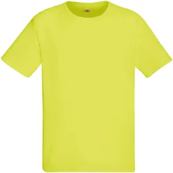 Fruit of the Loom PERFORMANCE T - Herren Polyester T-Shirt mit sportlichen Raglanärmel, zitronengelb, XL