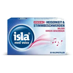 isla med voice Halspastillen 20 St Pastillen