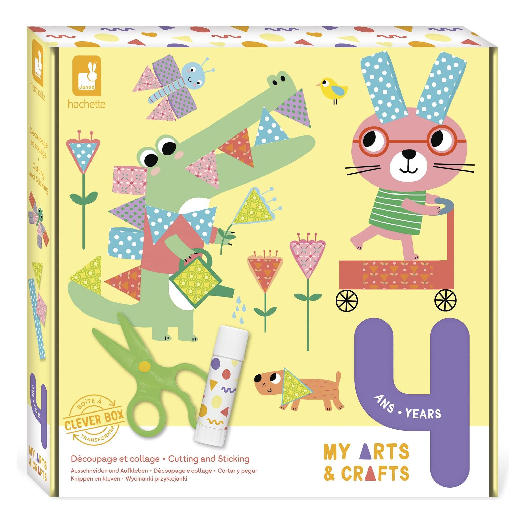Janod My Arts & Crafts Wycinanki Przyklejanki (J07743)