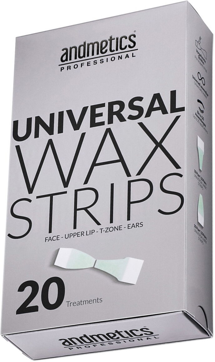 20 Stück andmetics professional Universal Wax Strips