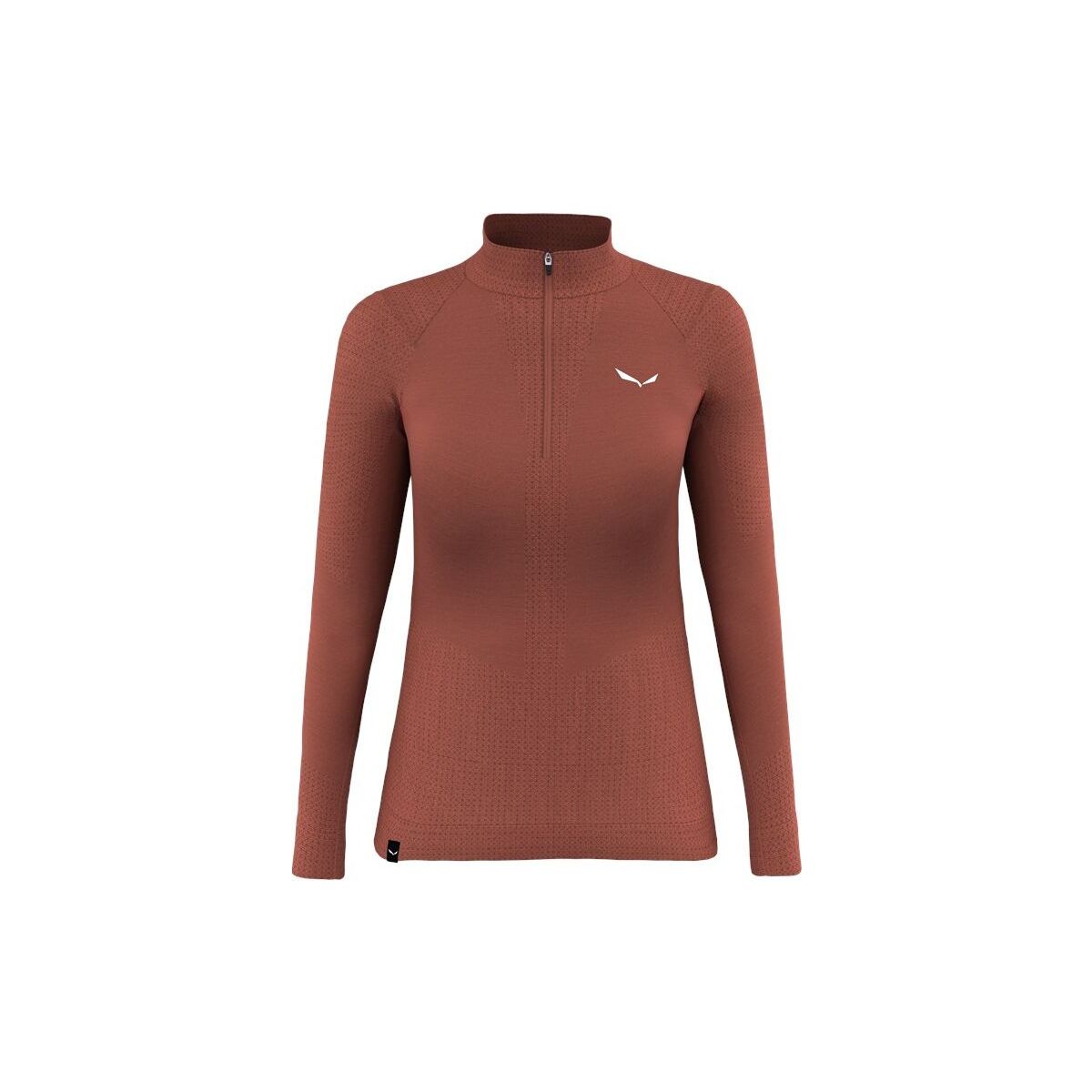 Salewa Zebru MED Warm AMR W 1/2Z Tee etruscan red (1980) 36 00-0000027968-1980-36