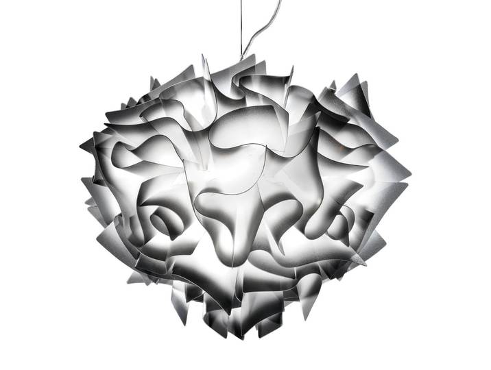 Veli Suspension Noir - Slamp - Salon / séjour - Design - Plastique - À ampoule unique