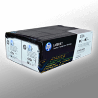 2 HP Toner CF410XD 410X Doppelpack schwarz