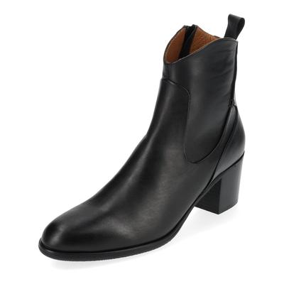 Stiefelette EVERYBODY "Everybody Stiefelette Glattleder", Damen, Gr. 38, schwarz, Glattleder, Schuhe Stiefelette