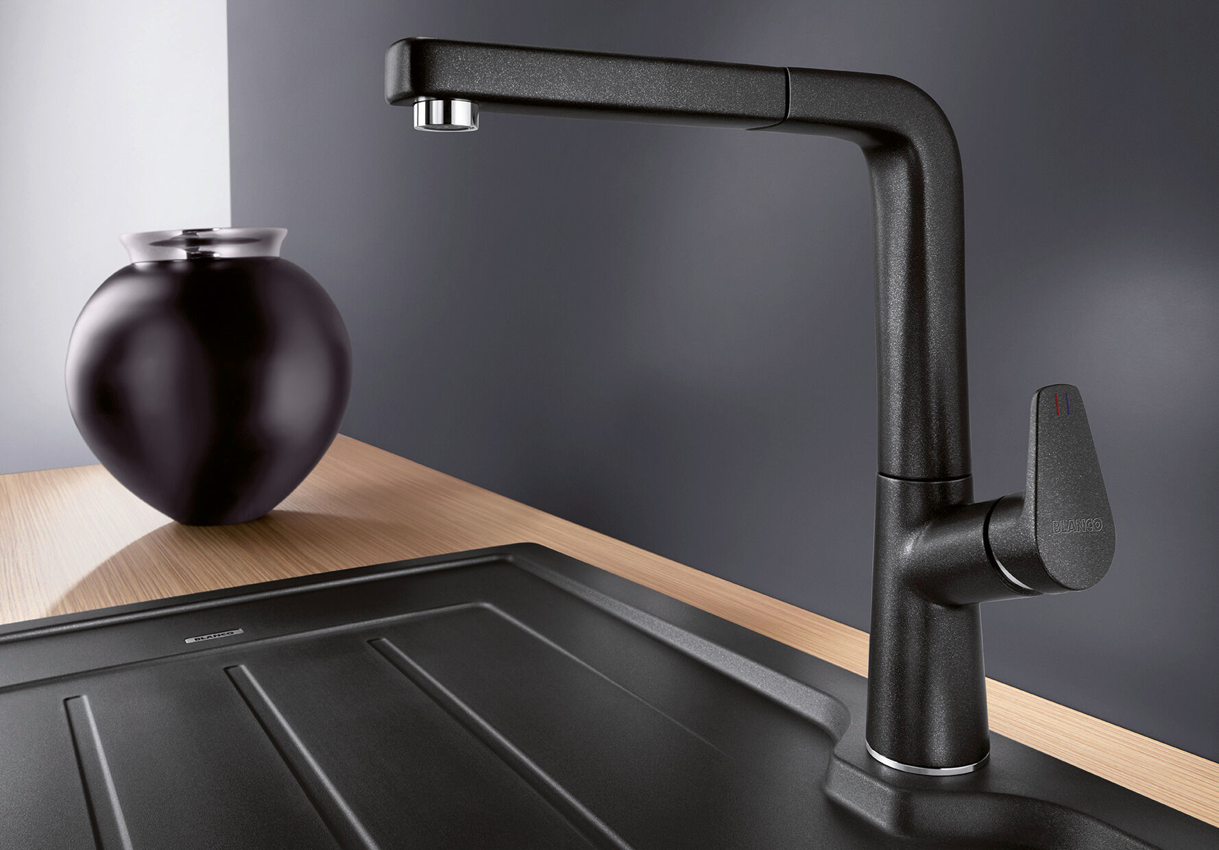 Blanco Avona -s mélangeur de cuisine 521278 SILGRANIT aspect anthracite