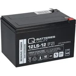 Quality-Batteries 12LCP-12 12V 13Ah AGM Akku – passend für Panasonic LC-RA1212PG1