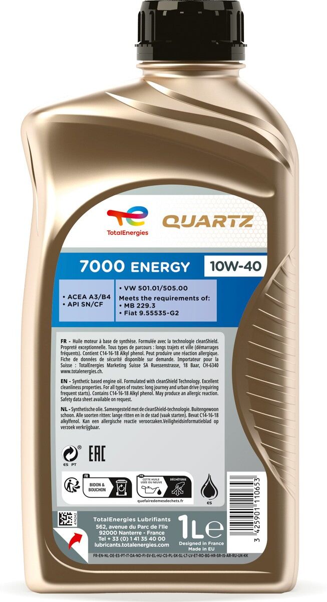 TotalEnergies 2201535 Engine oil