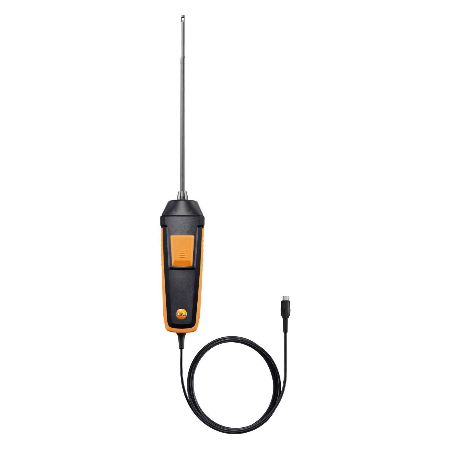 Testo Temperatursensor, PT100, Nadelspitz x 200mm PT100, max.Temp 400 °C (0618 0072)