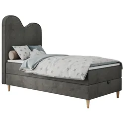 BOXBETT FLOW 90/180 Dunkelgrau Velvet hydrophob - H3