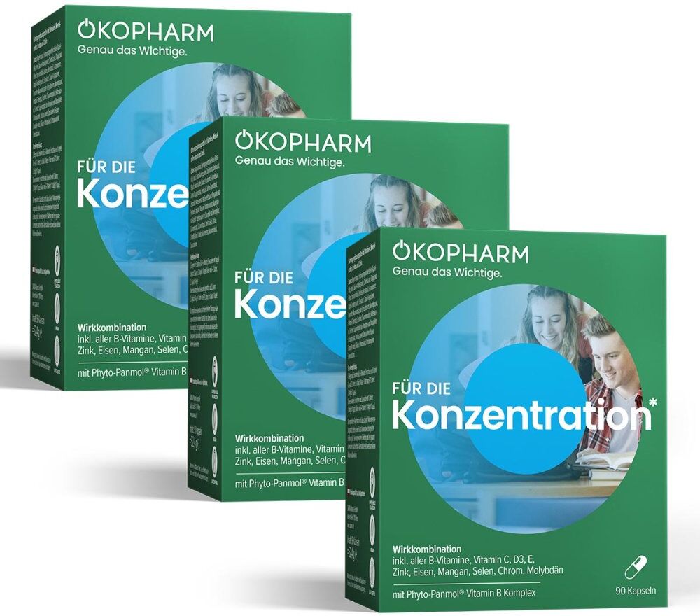 Ökopharm für die Konzentration 3x90stk
