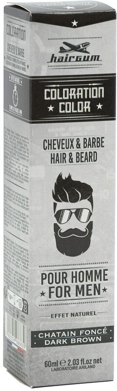 Hairgum Coloration tinte para barba y cabello #3-Castaño Oscuro