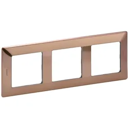 Legrand 754163 Valena Life 3-Fach Rahmen Kupfer