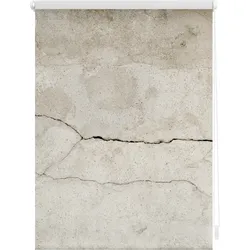 Lichtblick Rollo Klemmfix, ohne Bohren, blickdicht, Beton - Grau
