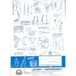 Notenheft DIN A4 12 Systeme hoch