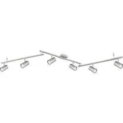 Wand-/Deckenspot ROBBY (LBH 180x10x18,50 cm) - grau - LBH 180x10x18,50 cm