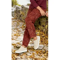 Viskose-Hose in Muster ziegel in Größe 46 von DW-Shop, Ziegel, 46