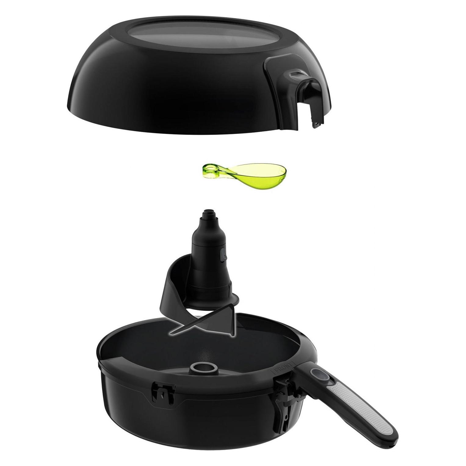 Tefal ActiFry Genius + Heissluftfritteuse (FZ7738), Schwarz (1.20 l) (FZ7738)