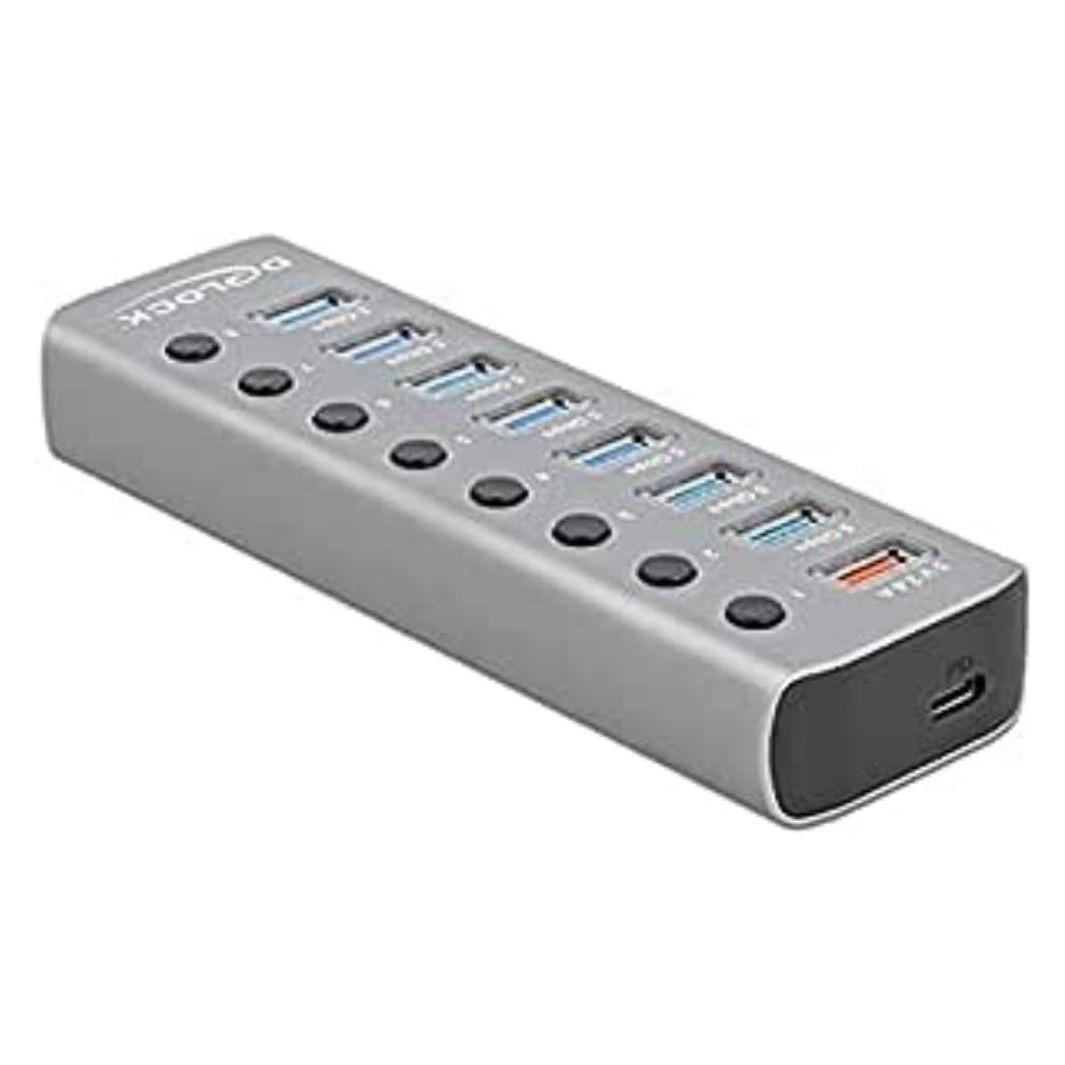 Delock USB 3.2 Hub (USB-B, 9 Ports) (63264)