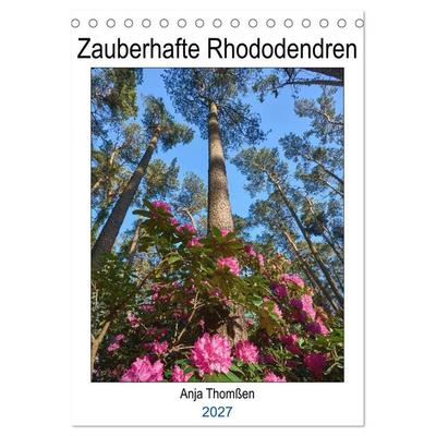 Zauberhafte Rhododendren (Tischkalender 2027 DIN A5 hoch), CALVENDO Monatskalender