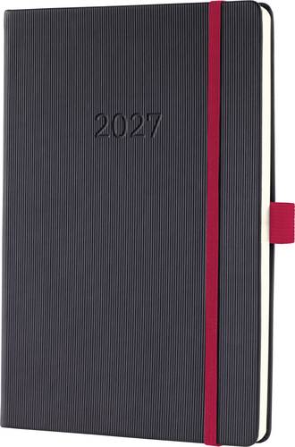 Sigel C2708 Wochenkalender Conceptum 2027 Hardcover DIN A5 Schwarz, Rot 192 Seiten 1St.