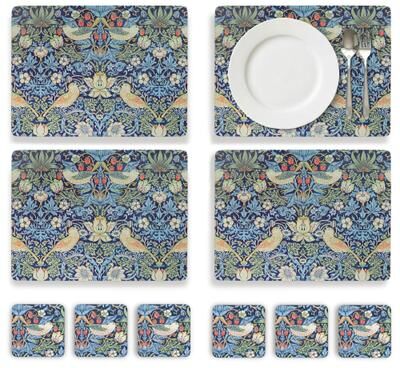 "Pimpernel Cork Placemat Coaster Set - 1"" H x 4"" L x 4"" W"